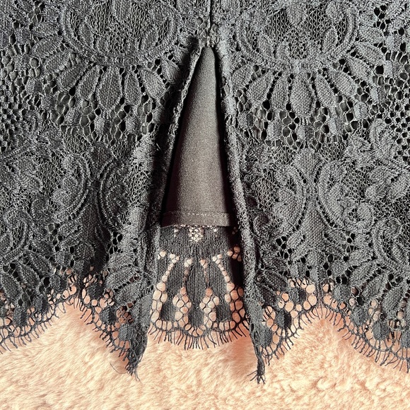 Bebe Black Lace Skirt - Picture 6 of 10